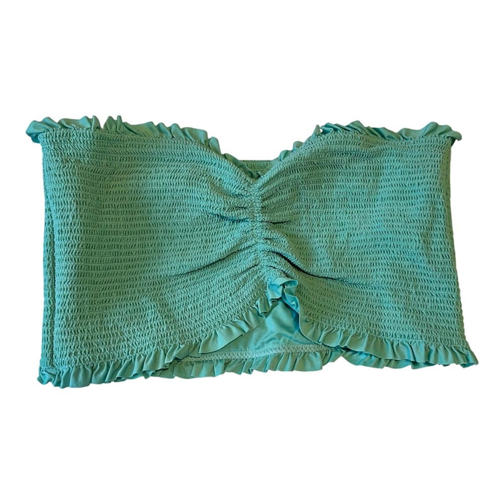 PINK Victoria’s Secret Blue Bra Tank Tube Top Strapless Bathing Suit Top 🩵
